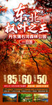 丹东 蒲石河 旅游海报