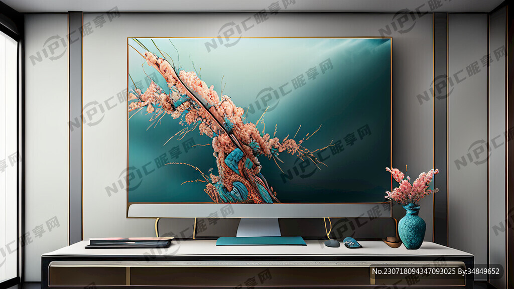 办公桌 时尚 轻奢 新中式