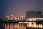 建筑园林夜景 