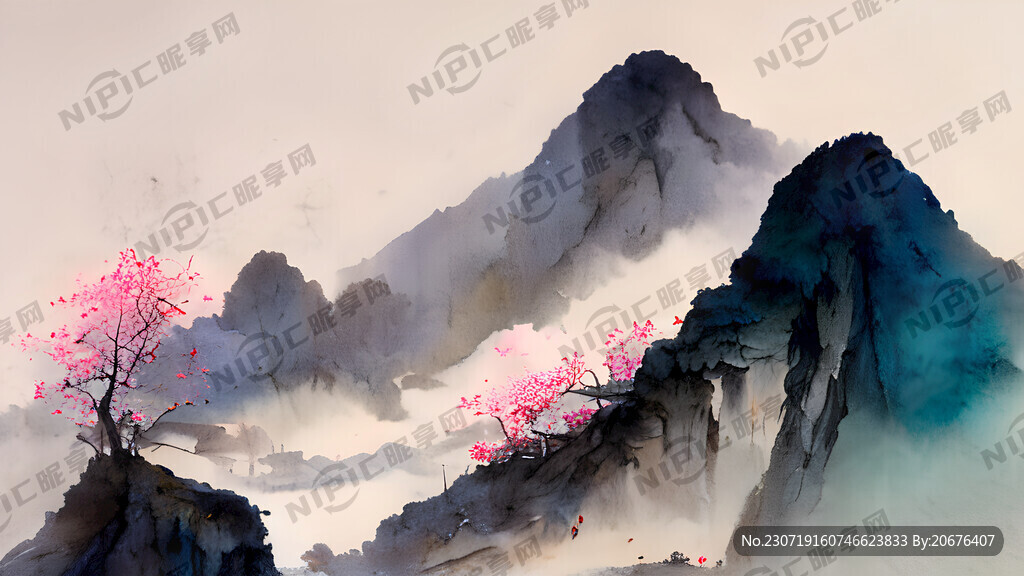 光影梦幻唯美新中式风景 超高清