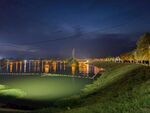 湖光夜景