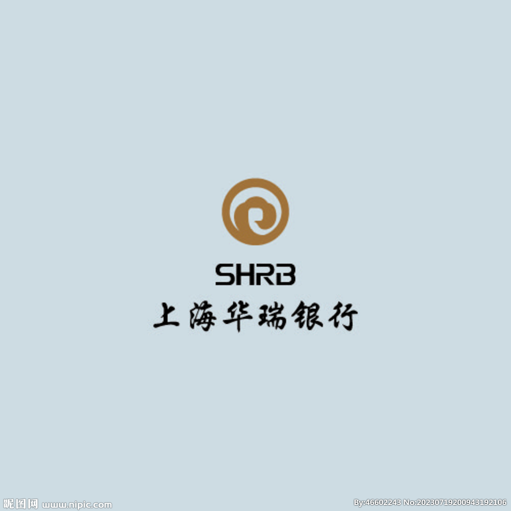 上海华瑞银行LOGO标志矢量