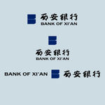 西安银行LOGO标志矢量
