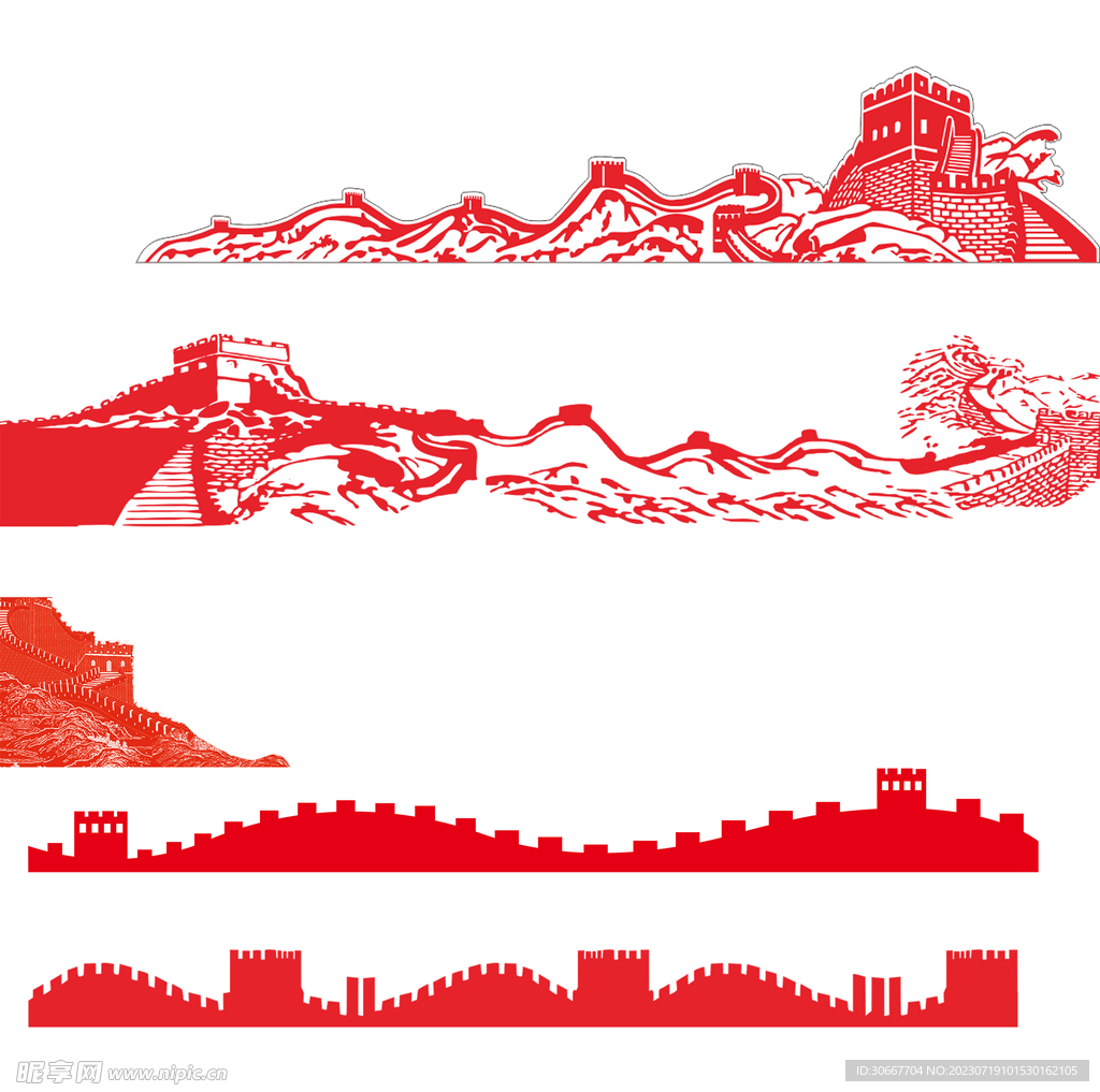 长城 设计图__PSD分层素材_PSD分层素材_设计图库_昵图网nipic.com