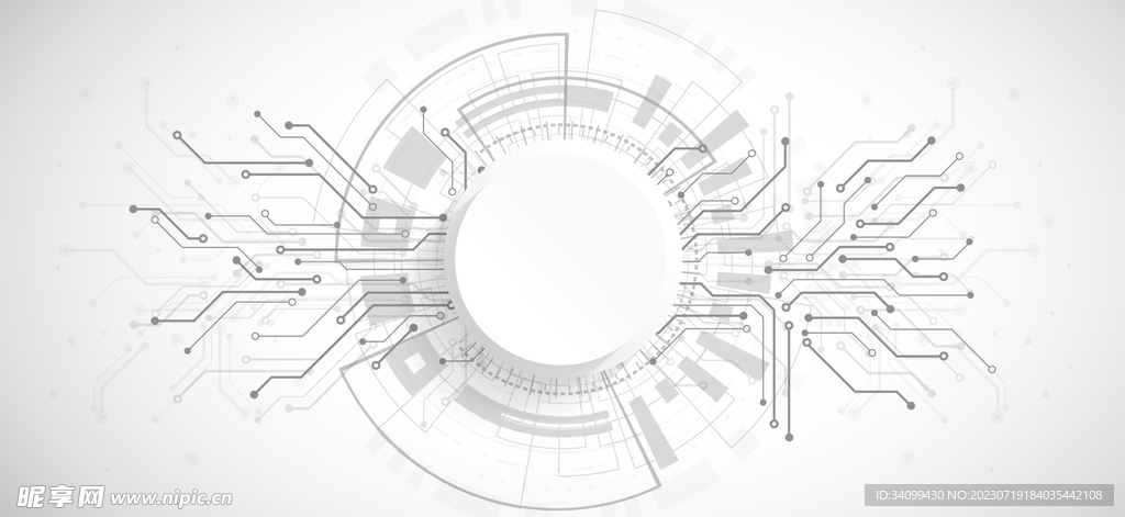 科技圆环背景