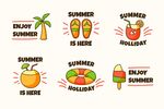 可爱夏季图标