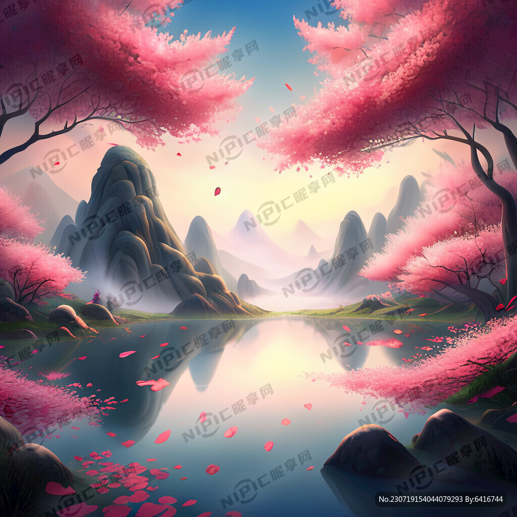 游戏梦幻唯美新中式风景 超高清