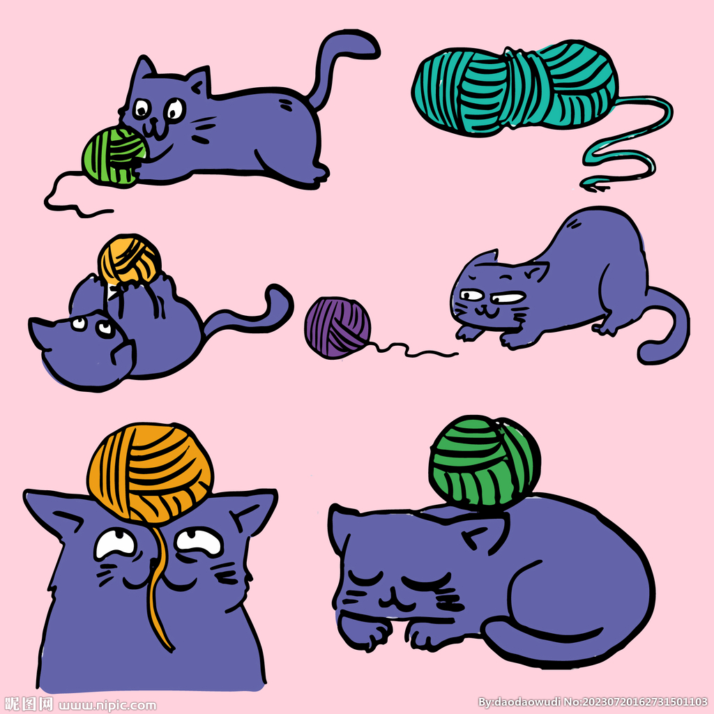动物插画 