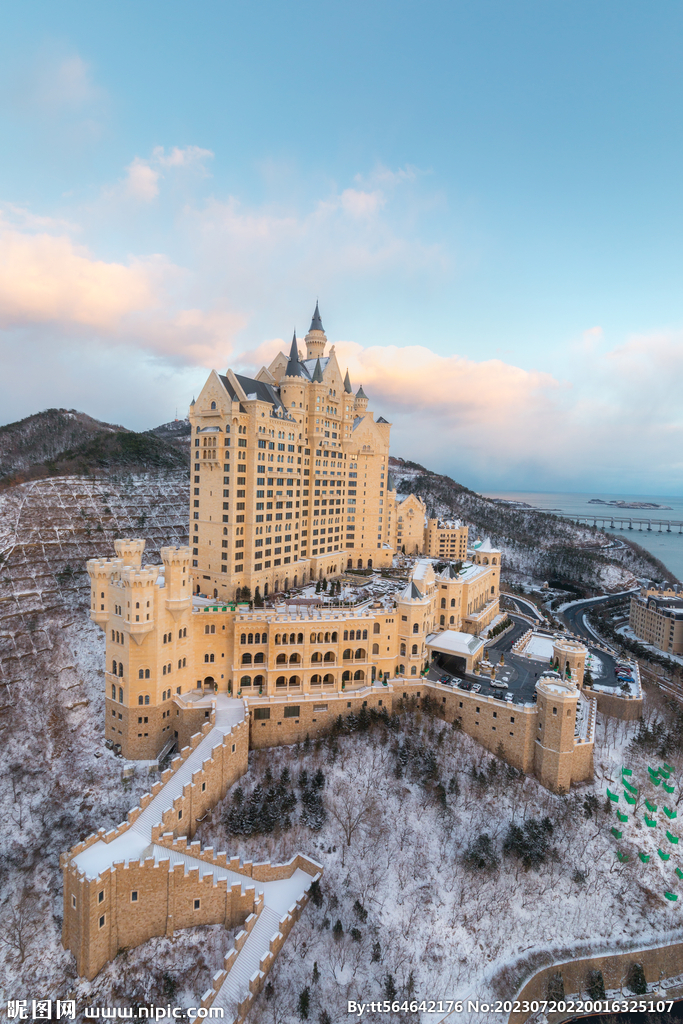 大连城堡酒店雪景