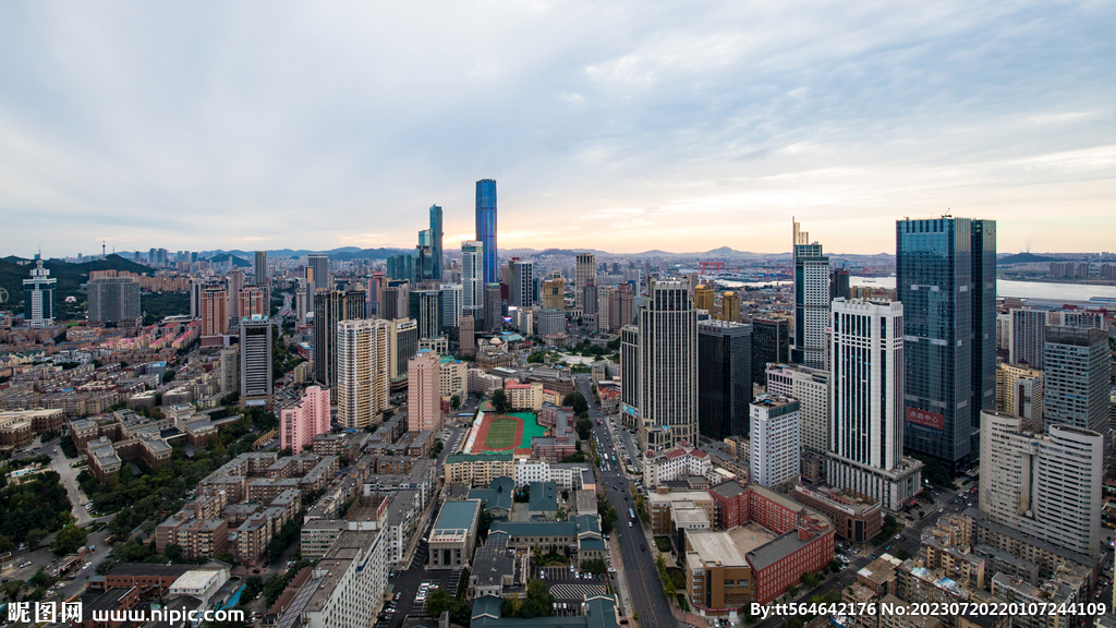 大连城市建筑全景