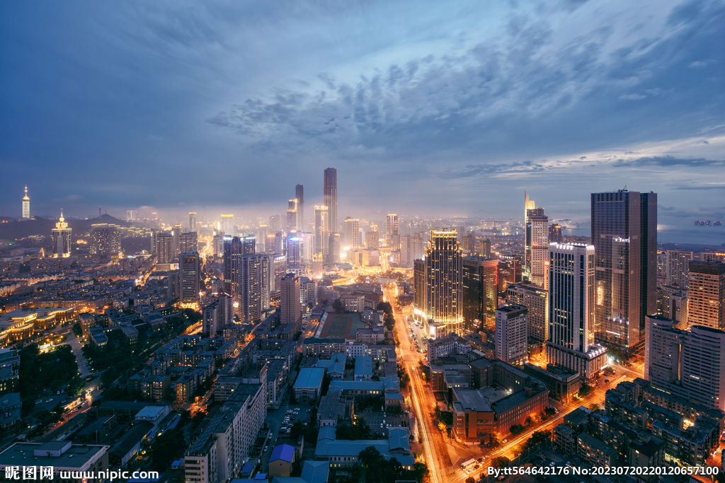 大连东部夜景