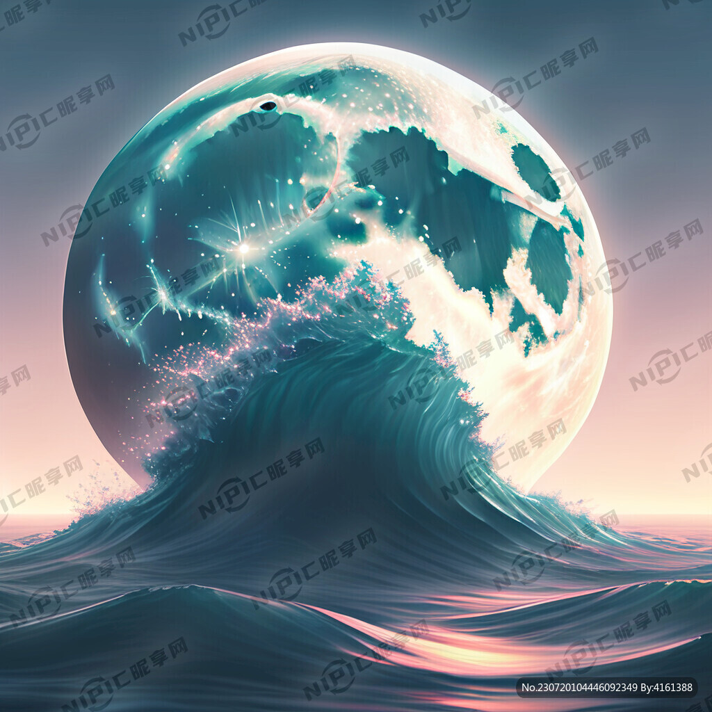 大海月亮