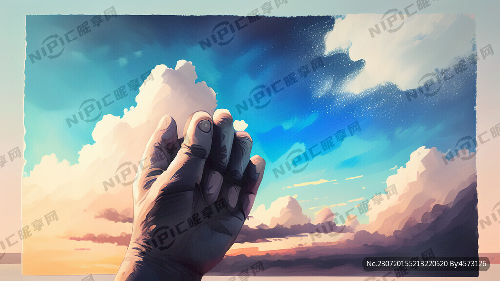 手绘天空