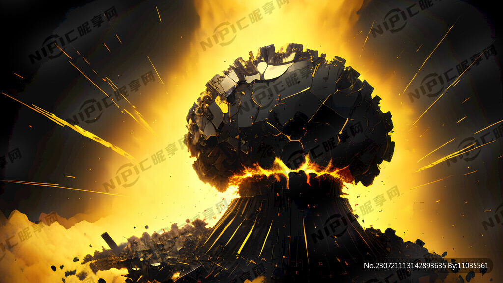 硬核金属碎片爆炸黑金