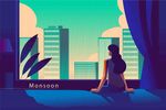 窗外城市