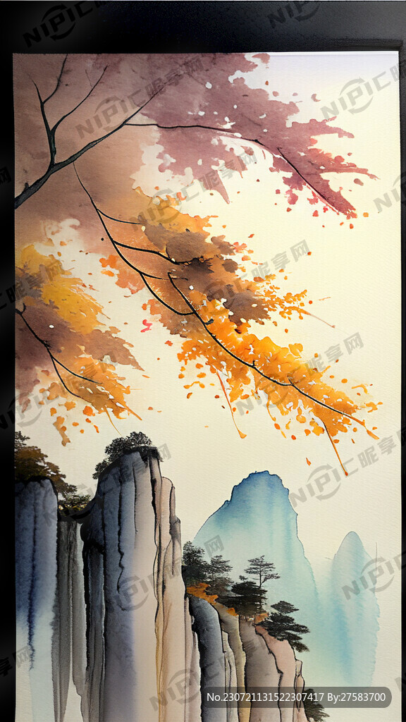 秋高气爽 广阔天地 色彩明亮