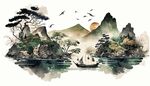 山水画