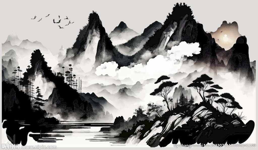 山水画