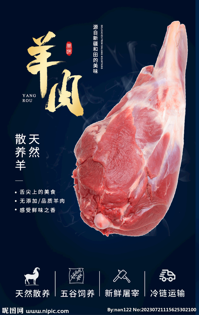 羊肉海报