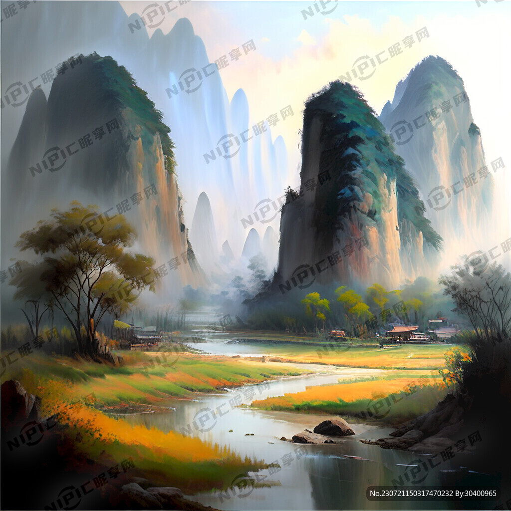 油画