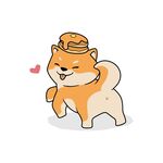 卡通柴犬
