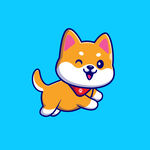 卡通柴犬