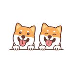 卡通柴犬