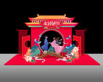 七夕情人节美陈