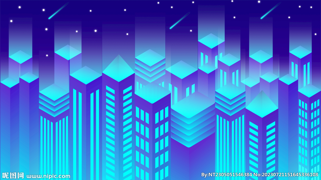 城市插画建筑