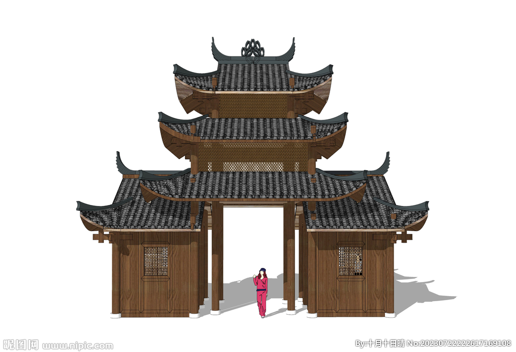 苗族牌楼大门