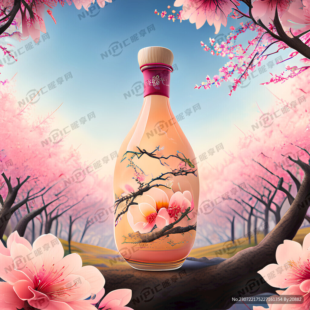 桃花酒 桃花林 桃花醉 粉色