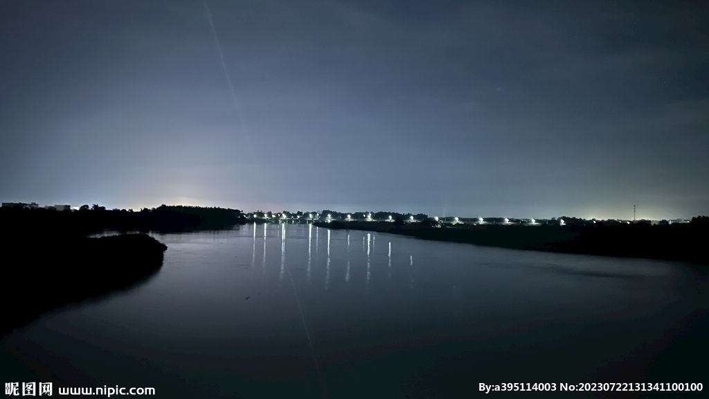 钦州海边夜景