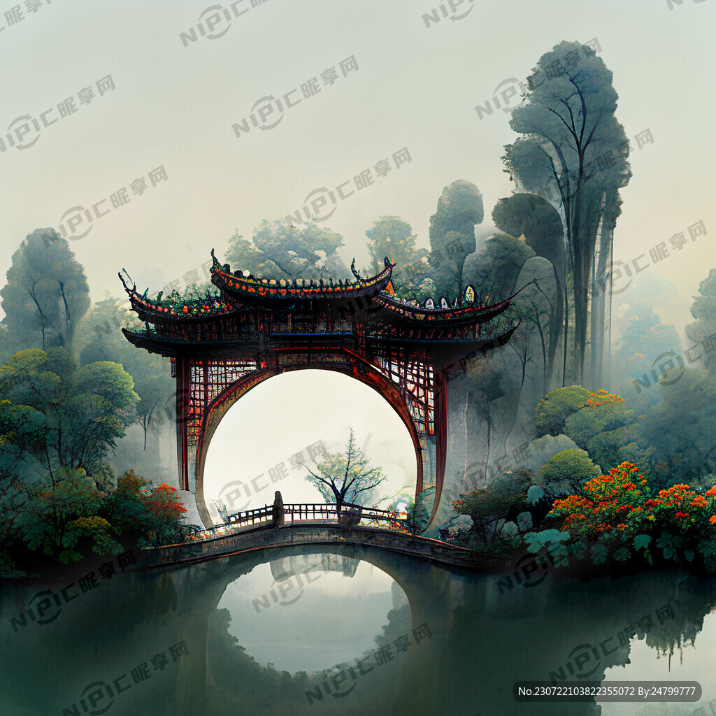 园林建筑和拱桥