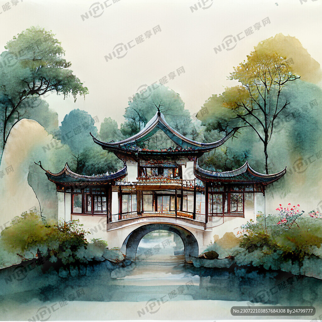 园林建筑和拱桥