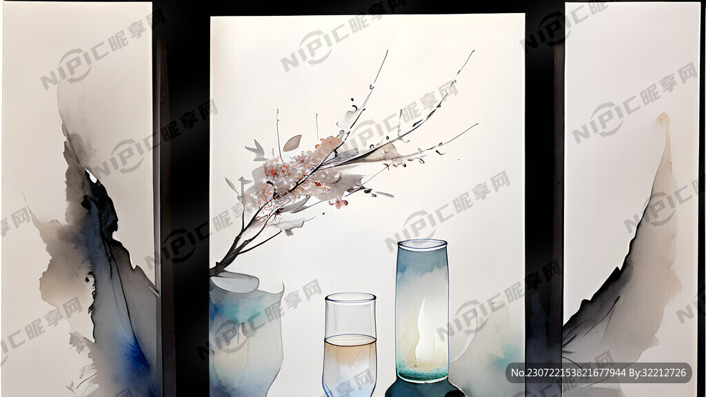 白酒三折页