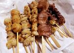 鸡肉串美食