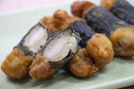 油炸鸡块美食