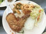 鸡腿饭美食