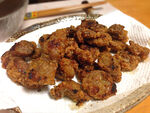 炸鸡块美食