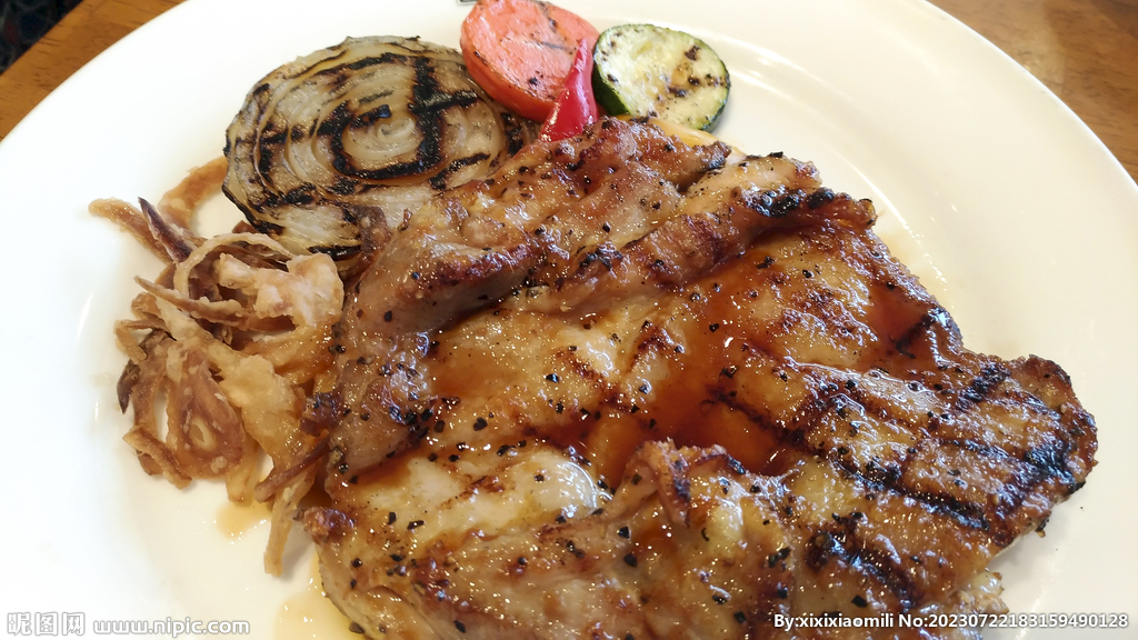 鸡排鸡肉美食