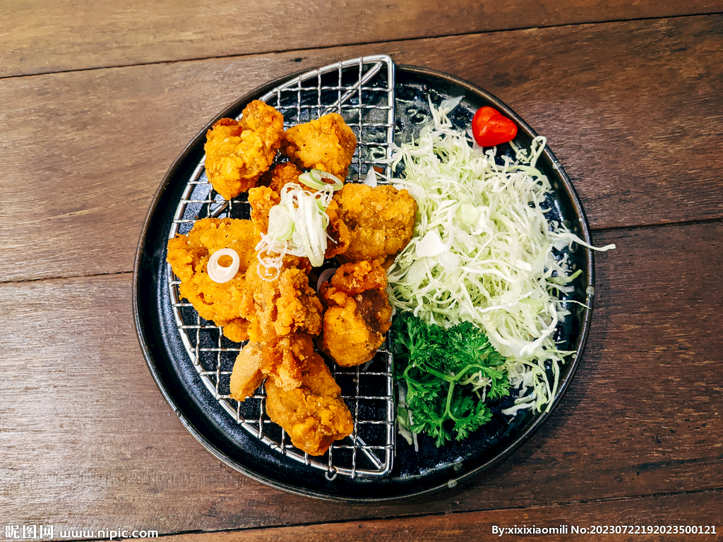油炸鸡腿