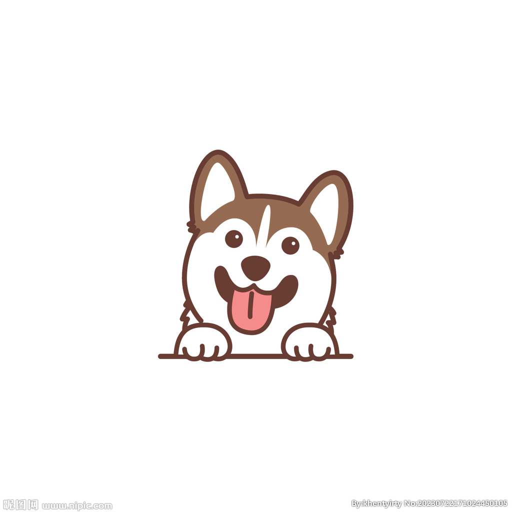 卡通哈士奇