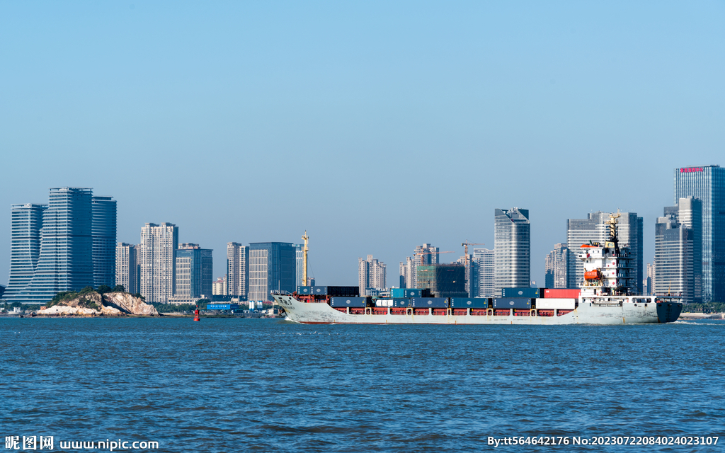 厦门城市岸边风景