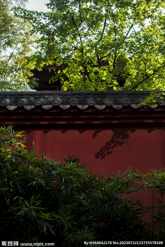 古城红墙中国风