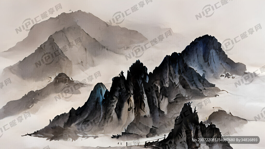 书画山水 国画墨韵