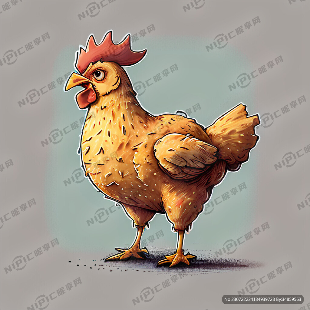 炸鸡加字母简笔画