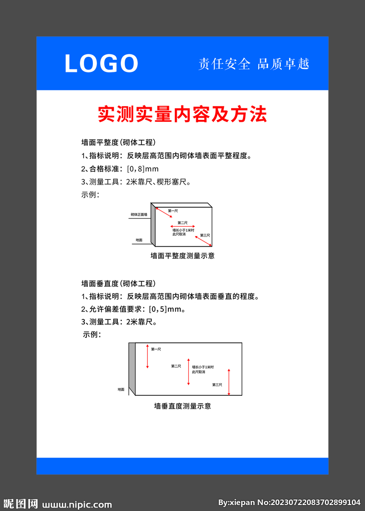 样板间实测实量内容及方法