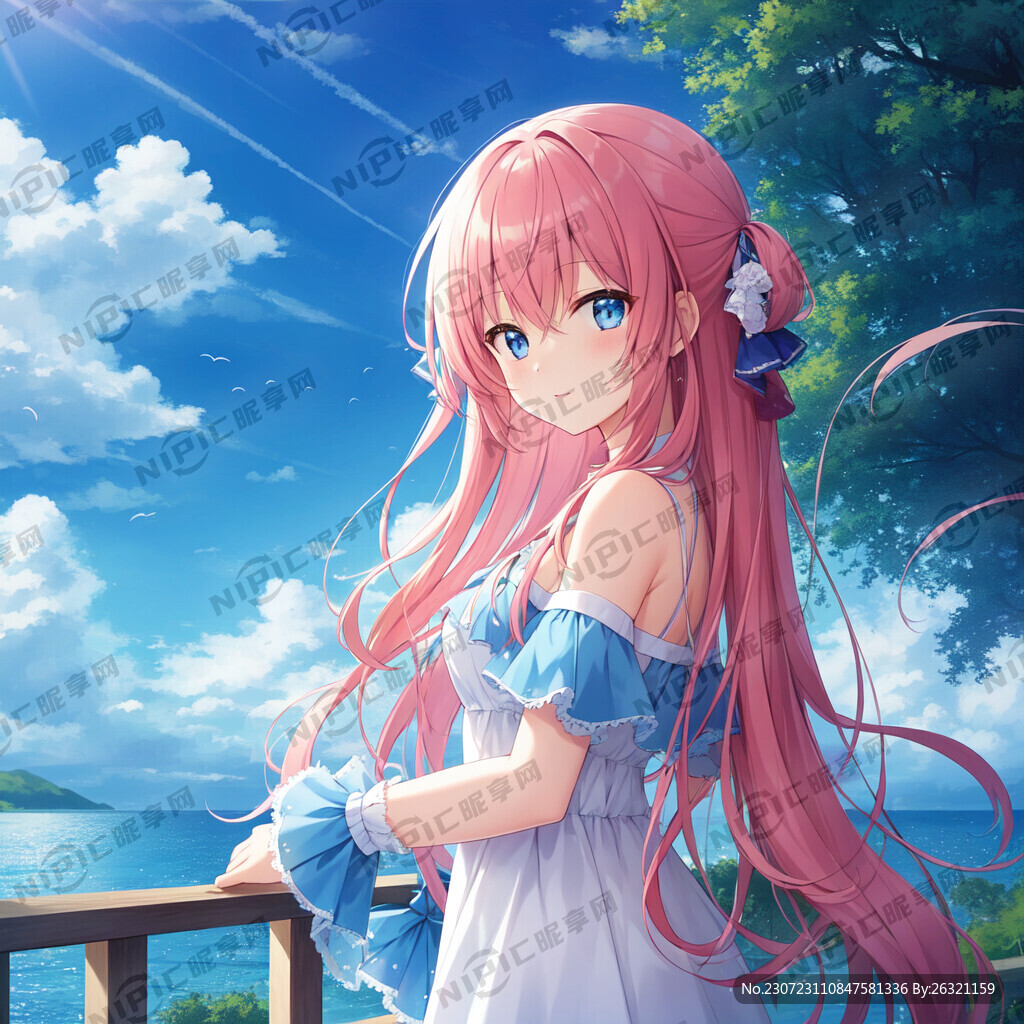 天空大海美少女