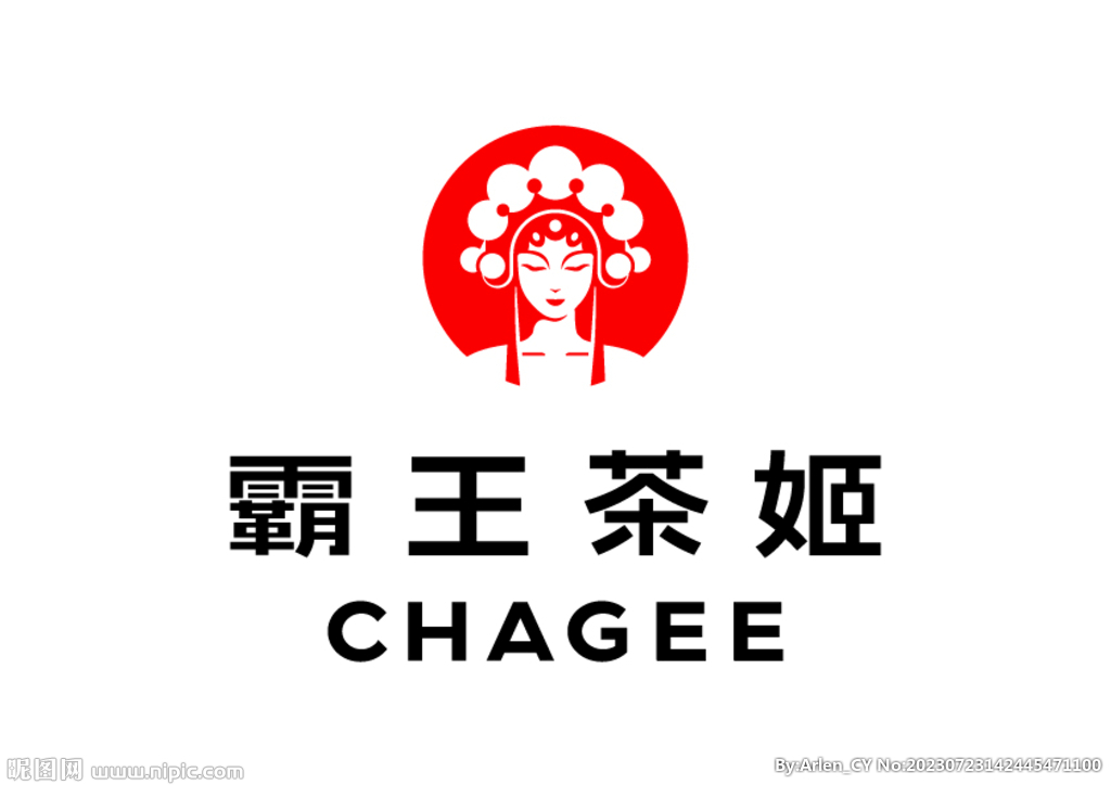 霸王茶姬 LOGO 标志