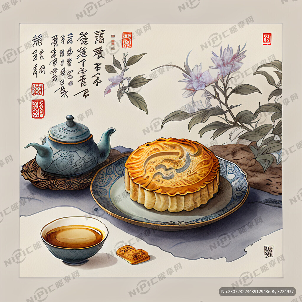 普洱茶 饼茶 包装 中国风